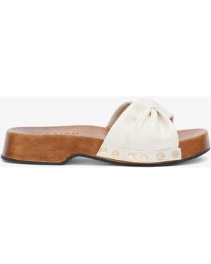 Ganni Tia Fairy Clog In - White