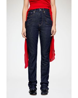 Ganni Skinny Jeans - Red