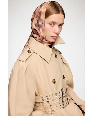 Ganni Wrap Scarf - Natural