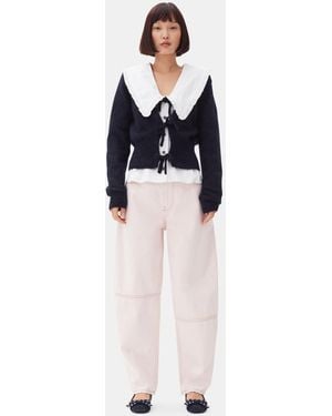 Ganni Pink Stary Jeans - Blue