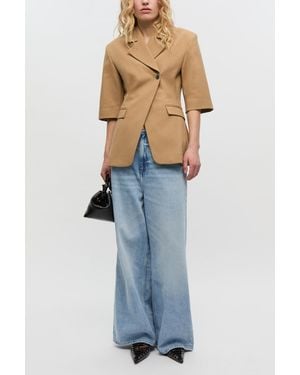 Ganni Light Baggy Jeans - Blue