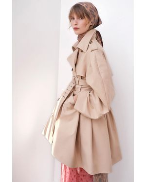 Ganni Trench Coat - Natural