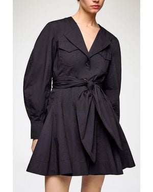 Ganni Shirt Dress - Black