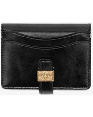 Ganni Sue Slim Card Holder In - White