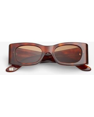Ganni X Ace & Tate Kayla Sunglasses - White