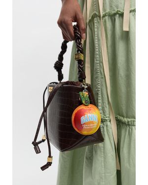 Ganni Apple Coin Purse - Green