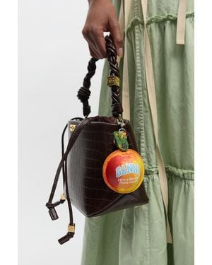 Ganni Apple Coin Purse - Green