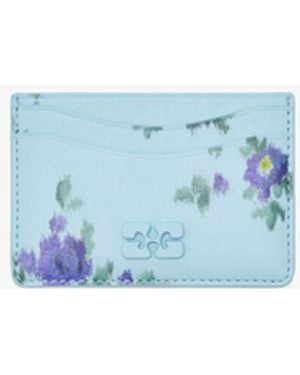 Ganni Bou Card Holder - Blue