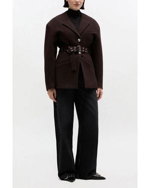 Ganni Wool Jacket - Black