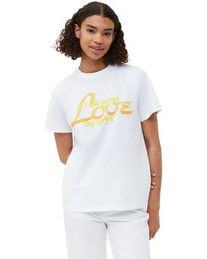 Ganni Relaxed Love T-Shirt - White