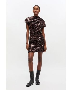 Ganni Sequins Mini Dress - Multicolour