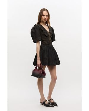 Ganni Gradient Small Bou Bag - Black