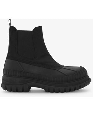 Ganni Outdoor Chelsea Boots - Black