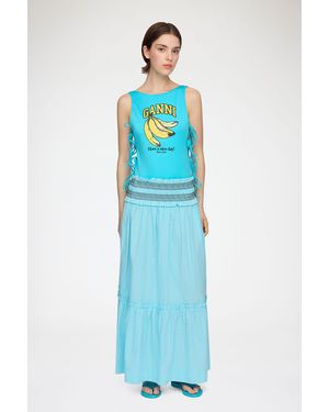 Ganni Convertible Skirt - Blue