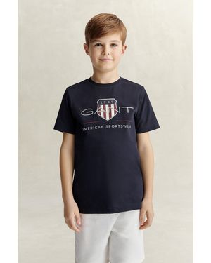 GANT Teens Archive Shield T-Shirt Evening - Blue