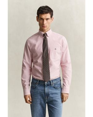 GANT Classic Regular Striped Oxford Shirt - Multicolour