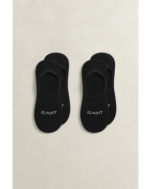 GANT 2-Pack Invisible Socks - Black