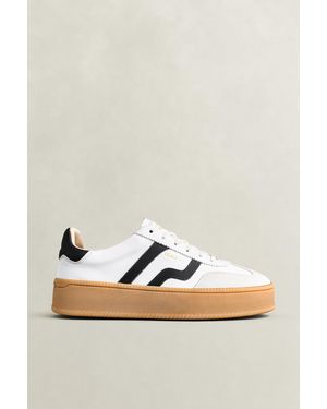 GANT Cuzmani Leather Trainers - Metallic