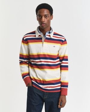 GANT Striped Heavy Rugger - White