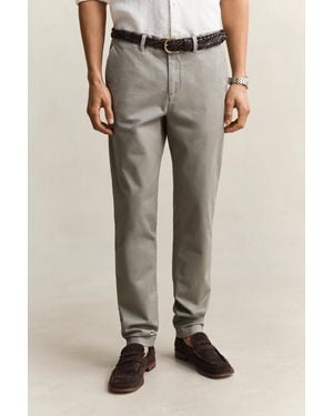 GANT Slim Fit Classic Chinos - Natural