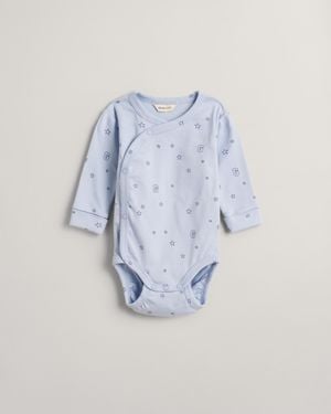 GANT Kids Baby Star & G Printed Bodysuit () - Blue