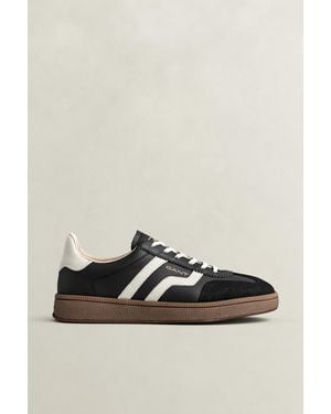 GANT Cuzima Leather Trainers - Black