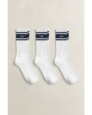 GANT 3-Pack Shield Sport Socks - Blue