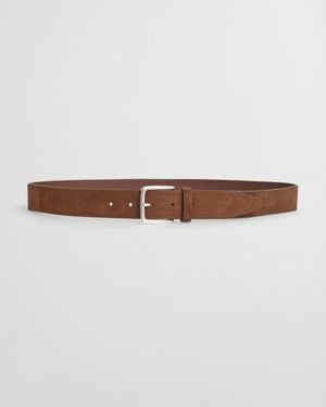 GANT Classic Suede Belt - Brown