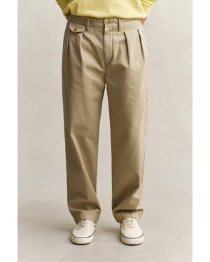 GANT Cotton Twill Chinos Woody - Natural