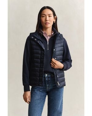 GANT Light Down Vest - Blue