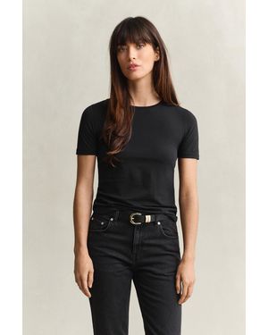 GANT Light Cotton T-Shirt - Black
