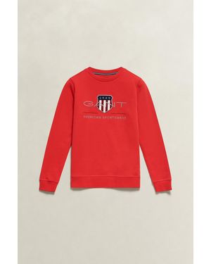 GANT Teens Archive Shield Sweatshirt - Red