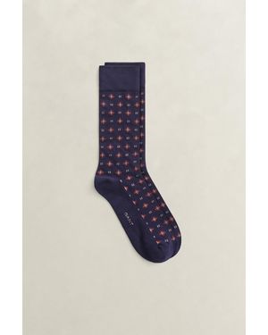 GANT Foulard Socks Evening - Blue