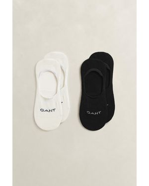 GANT 2-Pack Invisible Socks - Black