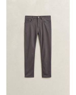 GANT Slim Fit Twill Jeans - Grey