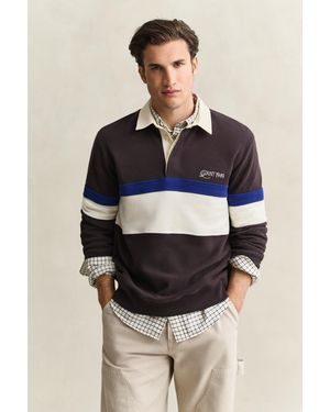 GANT Striped Heavy Rugger - Blue