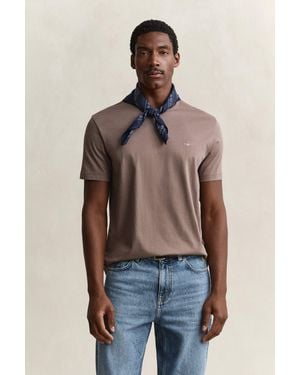 GANT Regular Fit Shield T-Shirt - Blue