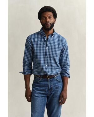 GANT Checked Shirt - Blue