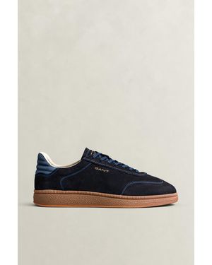 GANT Cuzmo Suede Trainers Marine - Blue