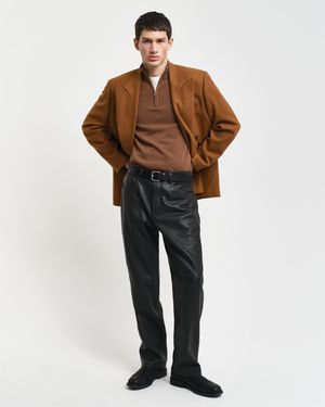 GANT 5-Pocket Leather Jeans - Multicolour