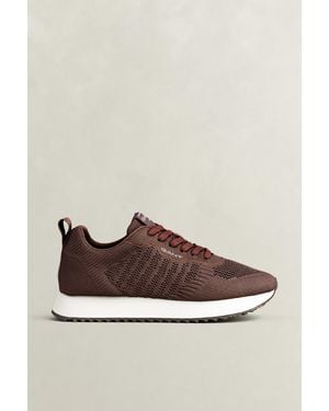 GANT Bevinda Knit Trainers Dark - Brown
