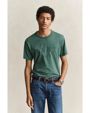 GANT Graphic T-Shirt - Green