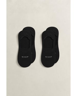 GANT 2-Pack Invisible Socks - Black