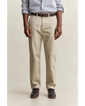 GANT Classic Regular Chinos - Natural