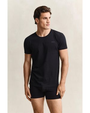 GANT 2-pack Crew Neck - Black