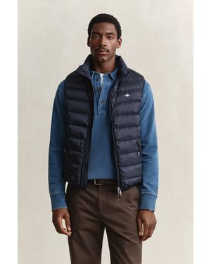 GANT Light Down Vest Evening - Blue