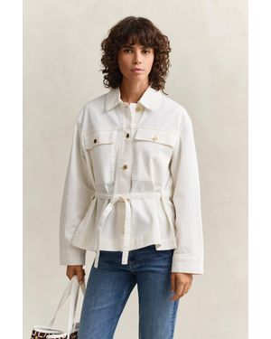 GANT Denim Tie Jacket Eggshell - Natural