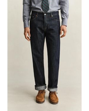 GANT Selvedge Jeans Dark Raw - Black
