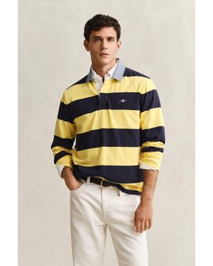 GANT Chambray Collar Striped Heavy Rugger - Multicolour