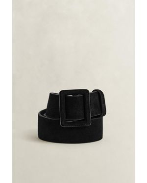 GANT Suede Belt - Black